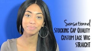 Wig Review: Sensationnel Stocking Cap Quality Custom Lace Wig - Straight