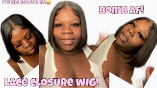 Can Y’All Believe This Wig Was Only $60!! Amazon 4X4 Lace Closure Wig Install #Wiginstall