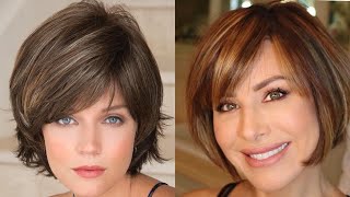 36 Super Cute Chin Length Bob Hairstyles For Women Over 40 To Look Stunning 2022