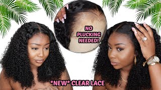  Another Winner! Flawless Pre Plucked Clear Lace Curly Wig Must Have In Summer! | Xrsbeautyhair