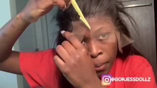 How To Glueless Fake Scalp Wig Install Ft Dola Hair