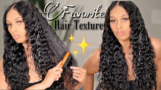 Define Curls On Water Wave Swiss Lace Closure Wig! (With Fake Scalp)