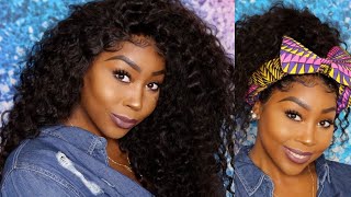 Sold $163 !!!! 150% Density 22 Inch Brazilian Deep Wave Lace Front Wig || Isee Hair