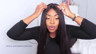 Affordable 250% Density Brazilian Straight Wig/Sunny Queen Hair Review   Starringashleya