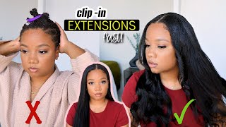 Longer & Natural Looking Hair In Seconds! | Easy Summer Protective Style | Curls Queen