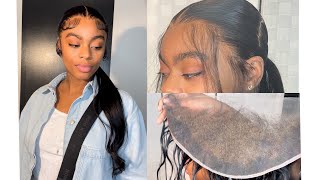 Hd Frontal Ponytail With 13*6 Frontal Ebextensions Hair With Extended Pony | Beginner Friendly