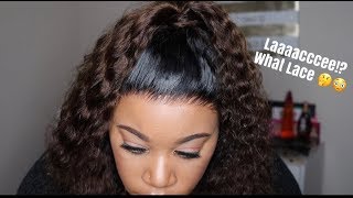 Melted Lace! No Babyhairs Needed  | Ombré Curly 360 Lace Wig | Yoowigs