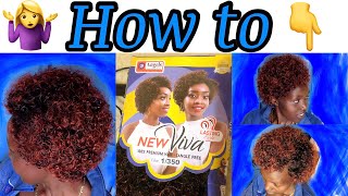 #2 How To | Stitch Short Curly Weave | From Begin To End For Beginners@Janiel  Hair Collection