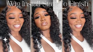 Start To Finish Lace Wig Install For Beginners Very Detail 4X4 Lace Closure | Niravya On Amazon
