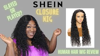 I Bought A Shein Wig | 26 Inch 4X4 Water Wave Closure Wig | 2022 | Slayed Or Played???