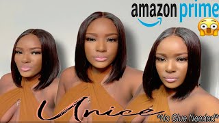 Fast And Easy T-Part Wig Install| Beginner Friendly Ft Unice Amazon