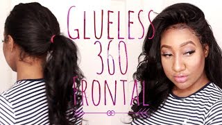 360 Lace Frontal Install And Ponytail: Seditty Hair Review | Iam_Nettamonroe