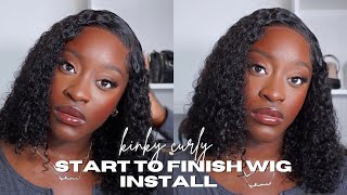 Summer Ready | Start To Finish Wig Install | 5X5 Kinky Curly Hd Lace Closure Wig Ft Luvmehair