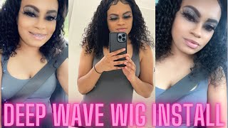 Must Have Deep Wave Wig | Amazon Lacefront Wig Install | Boujeebabee