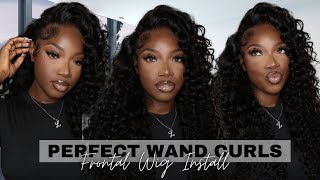 The Perfect Wand Curls + Ultimate Frontal Lace Melt! | Step-By-Step Tutorial | Ft.Arabella Hair