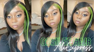 *Must Have* 250% Density 34Inch Straight 13X4 Frontal Wig | Intial Review | Ossilee Hair Aliexpress