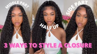 Switch My Wig Make Him Feel Like He Cheating  3 Easy Closure Hairstyles Ft Asteria Hair