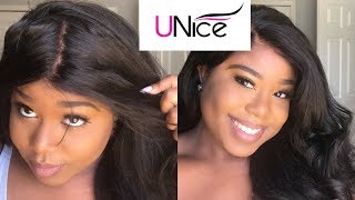 Pre Plucked Frontal | Unice Brazilian Body Wave | How To Bleach Knots