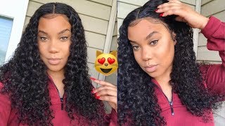 Watch Me Slay This 22 Inch Deep Wave Lace Front Wig In Less Than 20 Mins! Ft Alipearl Hair