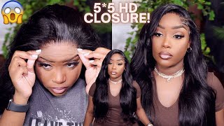 What Closure!?  Deep Side Part Glueless Wig Transformation With A 5*5 Hd Closure X Alipearl Hair