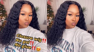 No Work Needed! Skin Melt Hd Lace Pre Plucked Curly Wig | Vipwigs