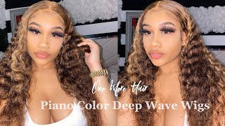  Very Detailed Tutorial About Piano Color T Part Lace Wigs Pre-Plucked & Install Ft One More Hair