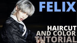 Felix Stray Kids K-Pop Modern Mullet Haircut And Color (Tutorial) フィリックス