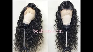 Styling My 360 Lace Wig From Bea Hairs  Ghost Bond Melt Down Install  Wavy & Straight Wig Demo