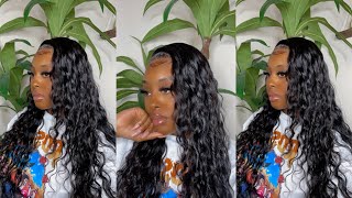*Beginner Friendly* Pre Plucked Curly Lace Wig *Summer Vibes* Ft. Ashimary Hair