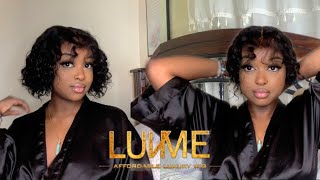 This Short Curly Wig With Bangs Is Everything Ft. Luvmehair