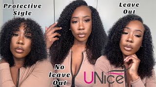 V Part Kinky Curly Unit Ft Unice Hair | 3 Ways, 1 Wig | Theraesymone