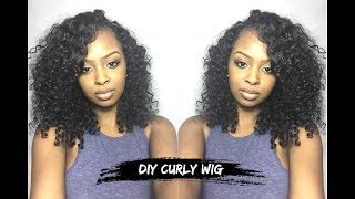 How To Make A Curly Wig (No Closure/No Frontal)