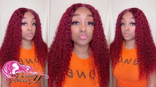 99J Curly T Part Closure Wig Install Ft Amazon Beauty Forever Hair