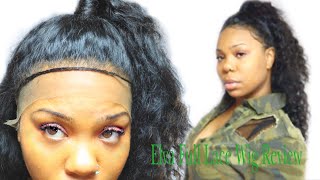 Hair Review |  Preplucked Affordable  Full Lace Curly Wig Ft Elva Hair