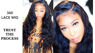 I Tried To Put My 360 Lace Wig In A Ponytail| Ft. Divas Wigs