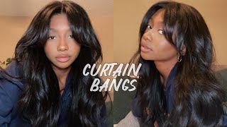 The Perfect Curtain Bangs | Easy Wig Install | Ft. Rpgshow Wig