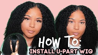 U Part Wig In 2020? | Best Protective Style For Natural Curly Hair | Wigsgal Kinky Coily Upart Wig