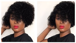 Flawless Summerish Short Wig Ft Aimoosa Short Pixie Cut Wig For Black Woman/ Lillie Vibes