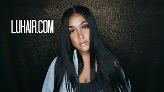 Watch Me Apply My 250% Density Straight Lace Front Wig | Luhair.Com