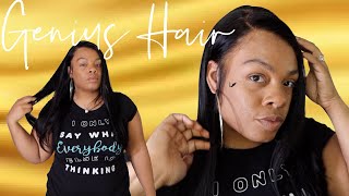 Beginner-Friendly Melted Install:*New * Crystal Lace Pre-Plucked Hairline |Geniuswigs