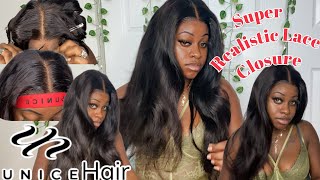 5X5 Lace Closure Wig Install No Baby Hairs| Ft. Unice Hair Aliexpress