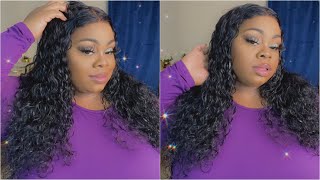 The Softest Water Wave Hair Ever! Ft Alipop Water Wave Lace Front Human Hair Wig