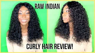 The Most Natural Looking Wig: Curly Human Hair Raw Indian Deep Curly Review! Ll Ft. Trendy Tresses