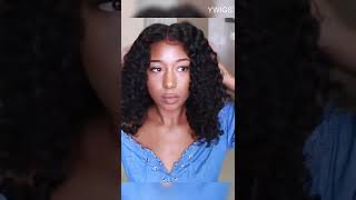 Best Summer Lace Wig  Curly Human Hair 13X6 Lace Front Wig | Ywigs