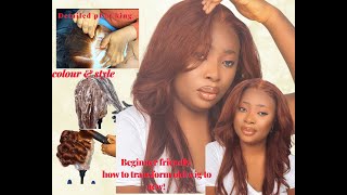 How To Transform Your Old Wigs | Revive, Ginger Color & Style Your Old Lace Wigs