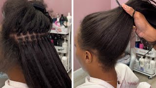 Eayon Hair Natural Microloop Install | My Second Attempt At Microloops | Cassandra Olivia