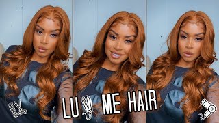 Bronze Brown Loose Wave T Part Wig | Luv Me Hair
