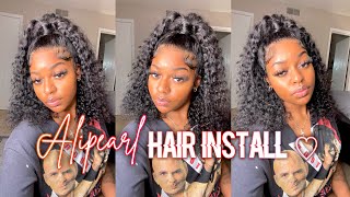Cute Affordable Summer Deep Wave Bob| Ft Alipearl Hair Install& Review .