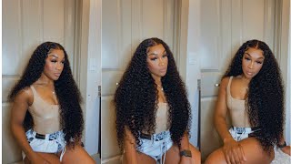 *Must Have* 30'' 250% Density Curly Hd Lace Wig | Start To Finish  Install Ft. West Kiss H