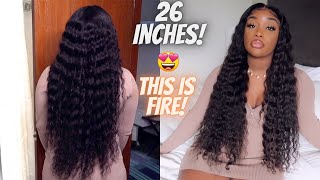 Wiggins Hair Didn'T Come To Play !! |26 Inch Loose Deep Wave Lace Frontal Wig |